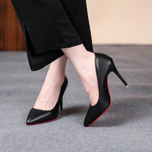 Elegant Pointed Toe Stiletto Pumps for Women - Office and Career Essentials